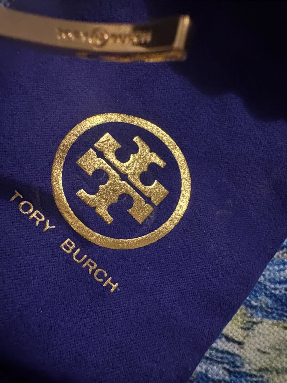 NWOTS Tory Burch Gold Double-T Bracelet with Red Enamel.